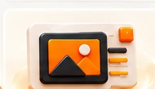 3D image component illustration